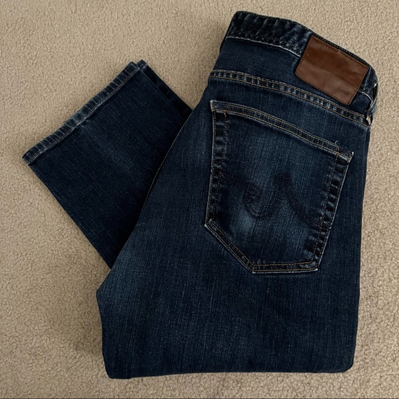 AG Men’s Matchbox Slim Straight Jeans in Jack Wash (Darker Blue) 34 X 31 - Picture 7 of 12